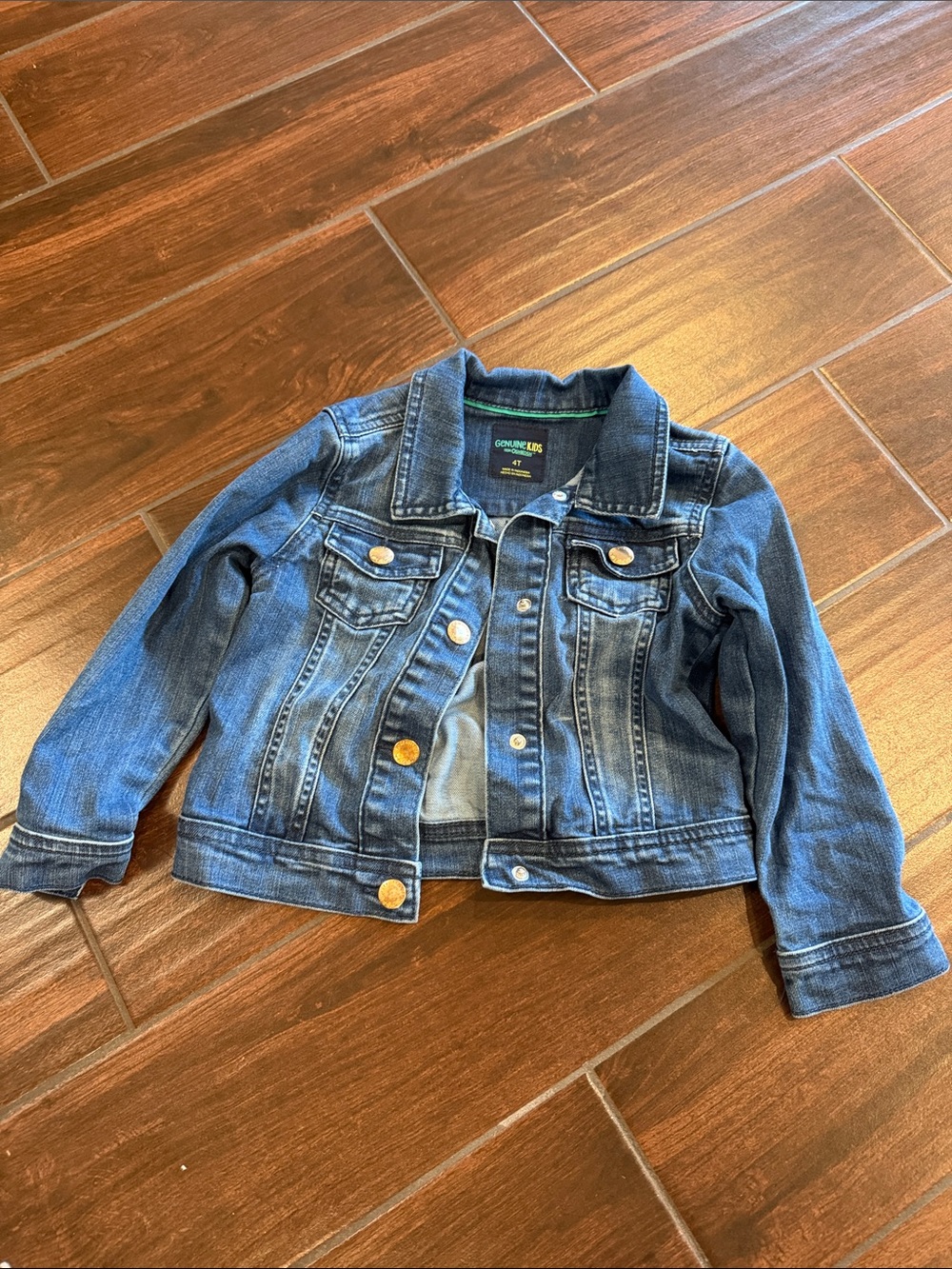 Kids Classic Denim Jacket - Blue